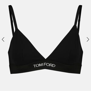 Black Tom Ford logo waistband top